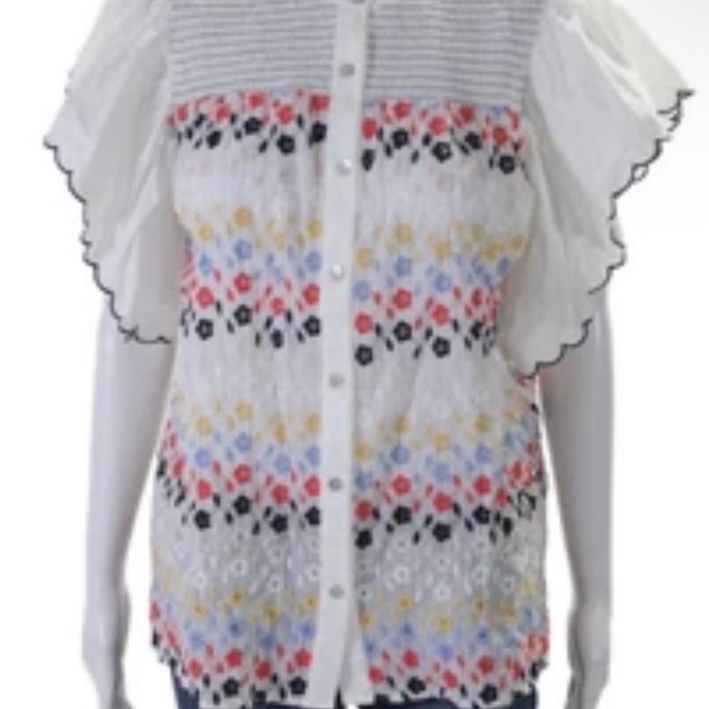 Elegant Floral Women's Blouse